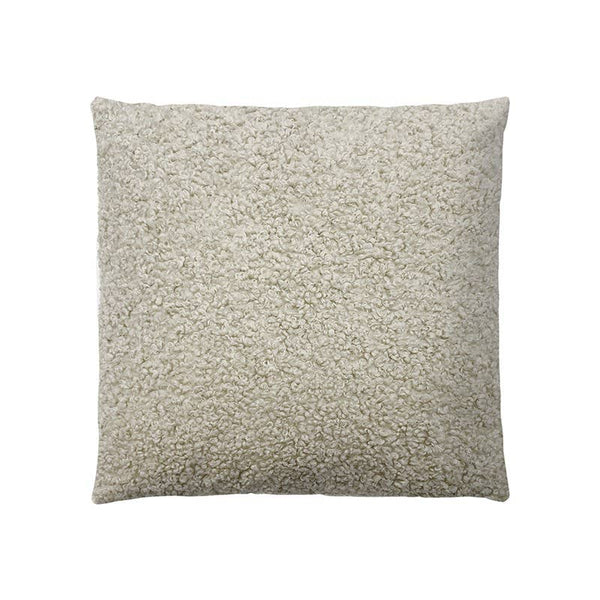 Olliix - Solid Boucle Square Pillow for Couch Living Room, Beige
