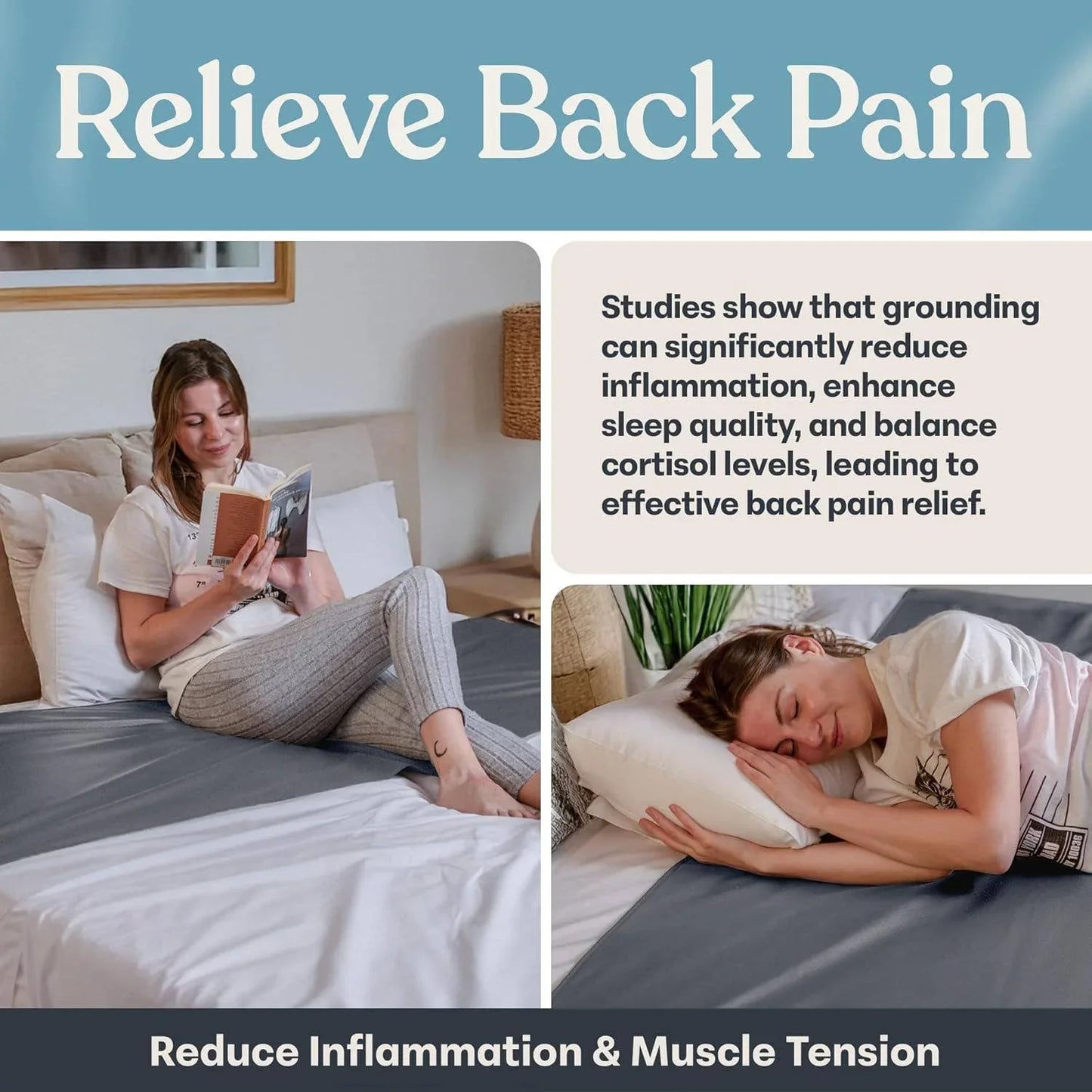 GAYA - Grounding Mat for Bed – Better Sleep & Inflammation, King