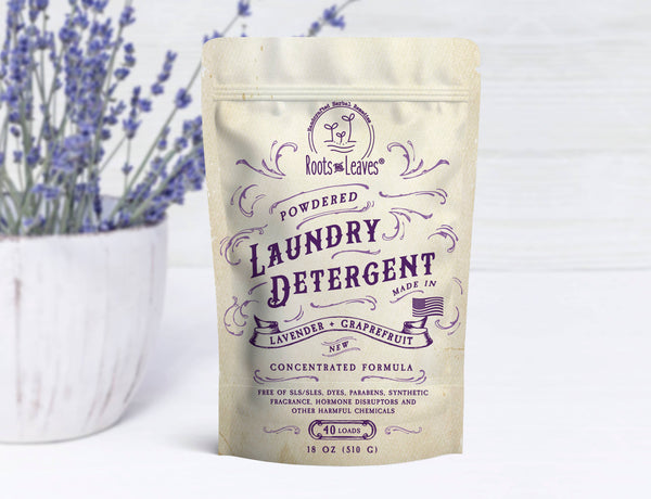 Roots And Leaves - Powdered Laundry Detergent 18 oz (40 loads)