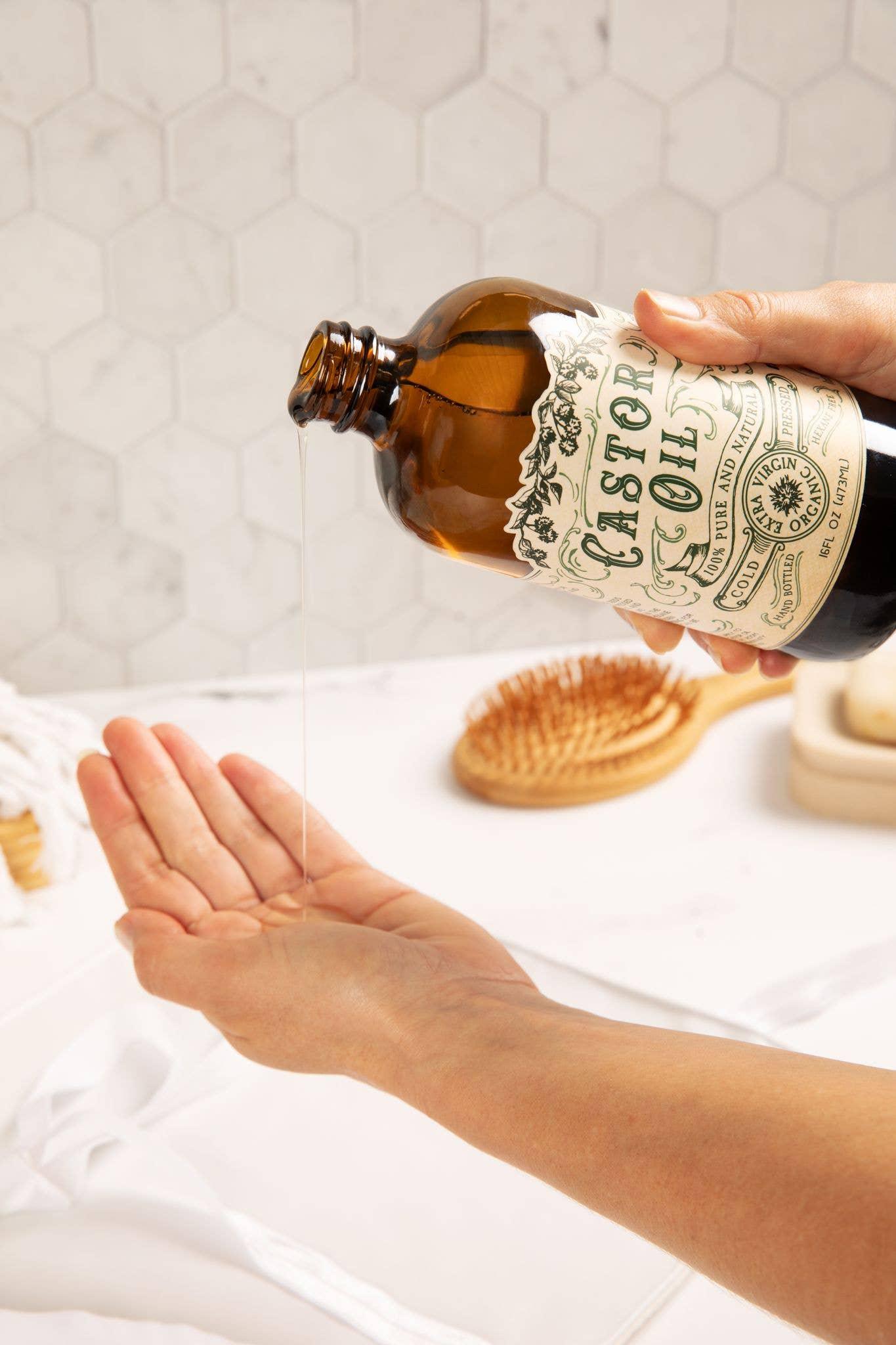 Roots And Leaves - Organic Cold Pressed Castor Oil Hexane Free USA bottled