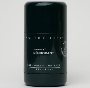 No Tox Life - SOLIDSILK® Deodorant (Earl Grey) Refillable TUBE - No Tox Life