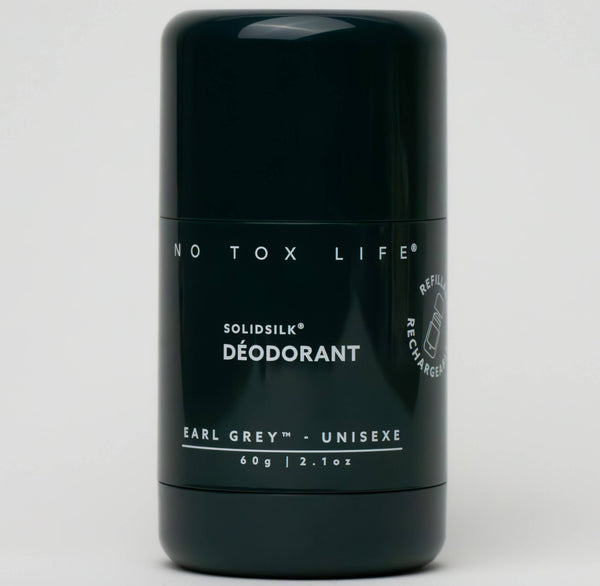 No Tox Life - SOLIDSILK® Deodorant (Earl Grey) Refillable TUBE - No Tox Life