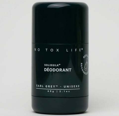 No Tox Life - SOLIDSILK® Deodorant (Earl Grey) Refillable TUBE - No Tox Life