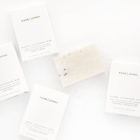 Nash and Jones - Cleansing Soap Bars: Natural Clean Ingredient Soap