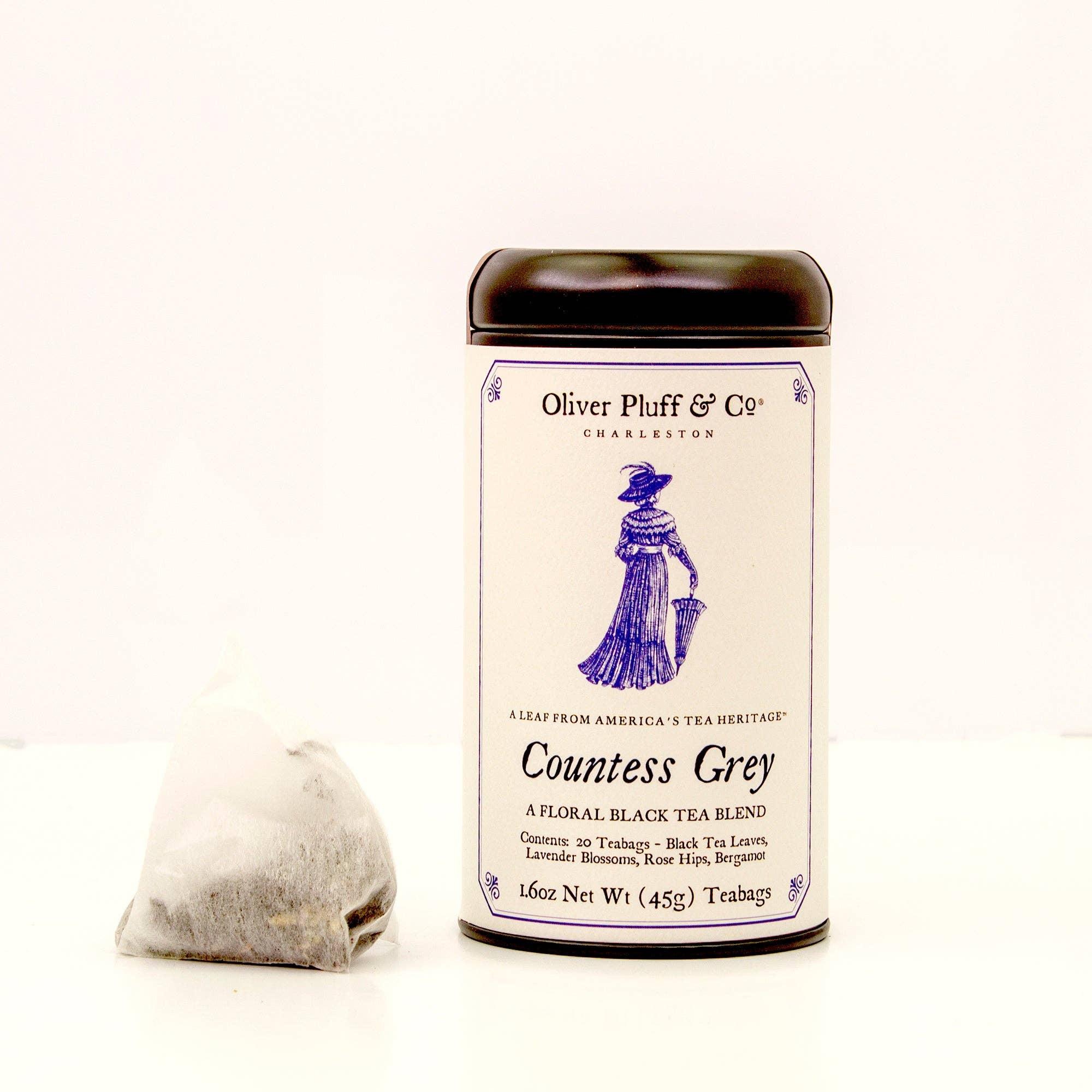 Oliver Pluff & Company - Countess Grey Tea - 20 Teabags in Signature Tea Tin
