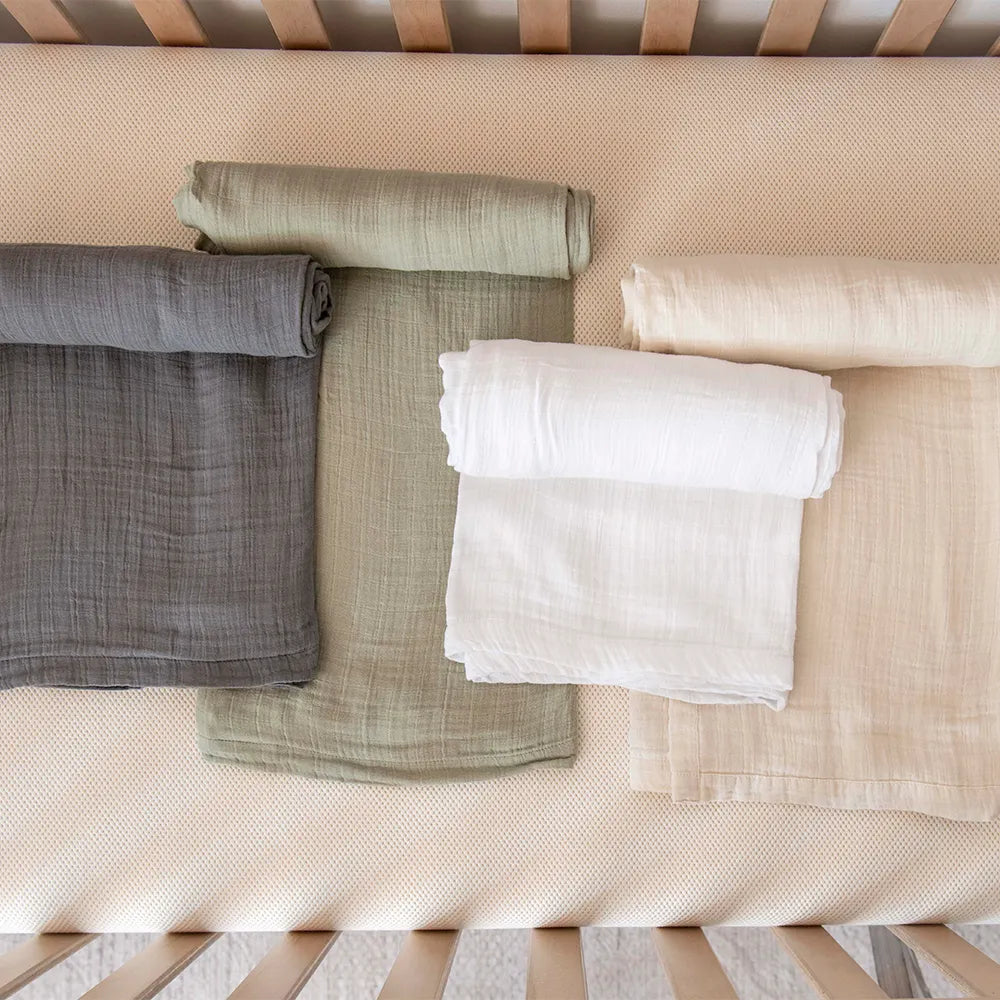 Organic Muslin Crib Sheets