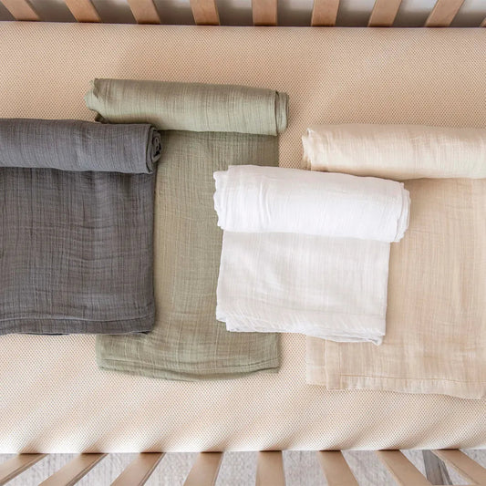 Organic Muslin Crib Sheets