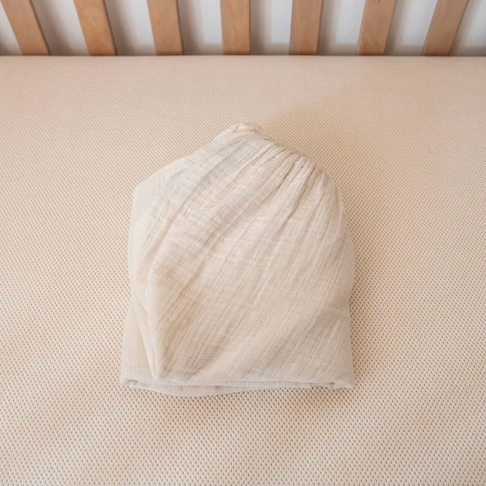 Organic Muslin Crib Sheets
