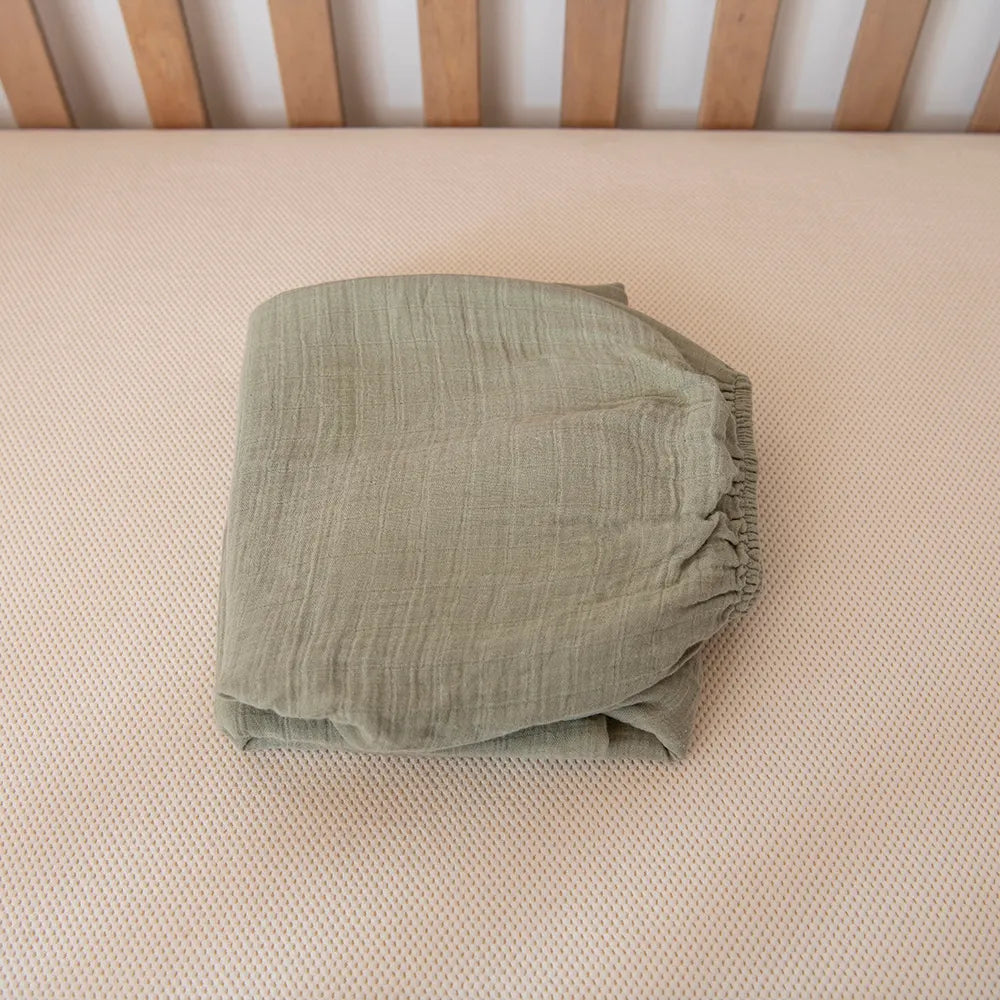 Organic Muslin Crib Sheets