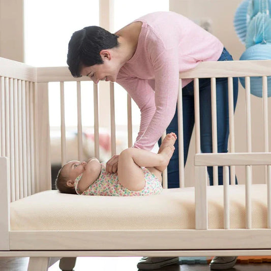 Organic Breathable 2-Stage Baby Crib Mattress